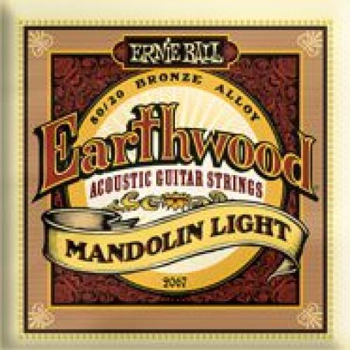 0 ERNIE BALL - 2067 - Earthwood Mandolin Light .009/.009-.013/.013-.022w/.022w-.034/.034