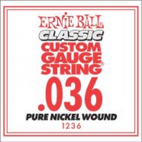 0 ERNIE BALL - 1236 - corda .036 - avvolgitura in nichel