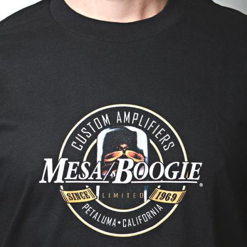 0 MESA BOOGIE - T-shirt Mesa "Retro Logo" nera - taglia S