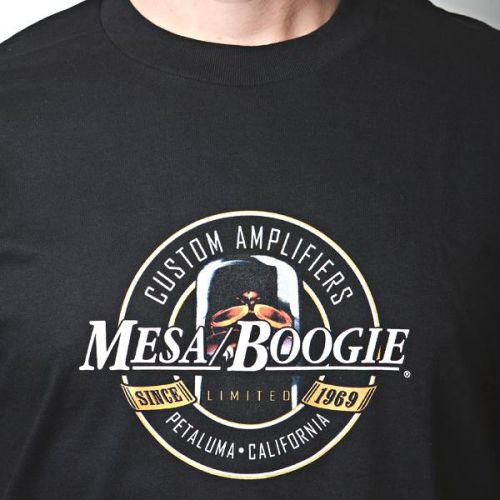 0 MESA BOOGIE - T-shirt Mesa "Retro Logo" nera - taglia L