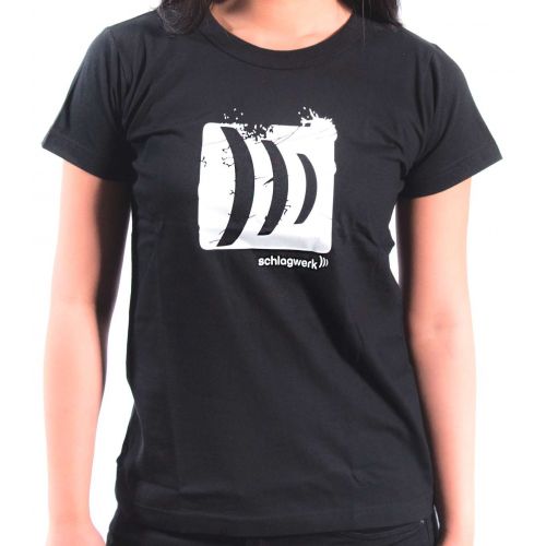 0 Schlagwerk - T-shirt Donna - L - nera