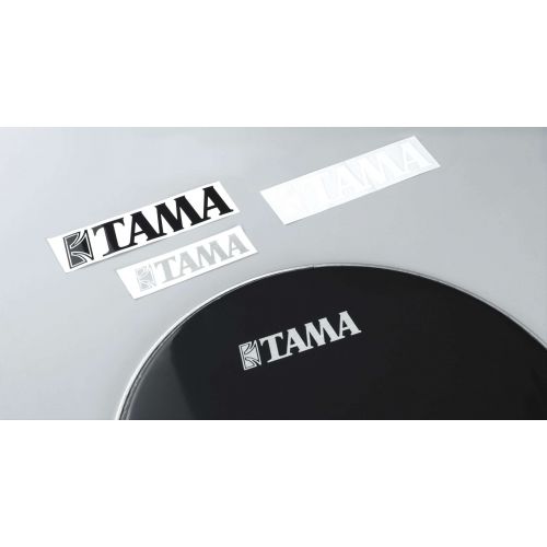 0 TAMA - TLS120-BK - adesivo logo Tama (60mm x 280mm) - nero