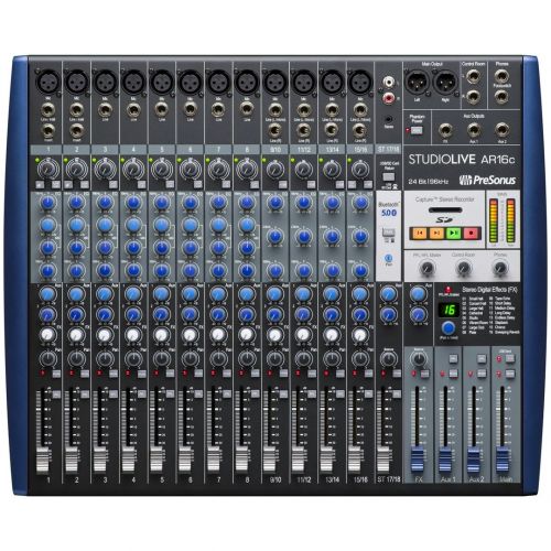 Presonus StudioLive AR16c - Mixer Audio Analogico 16Ch con Effetti e Recording