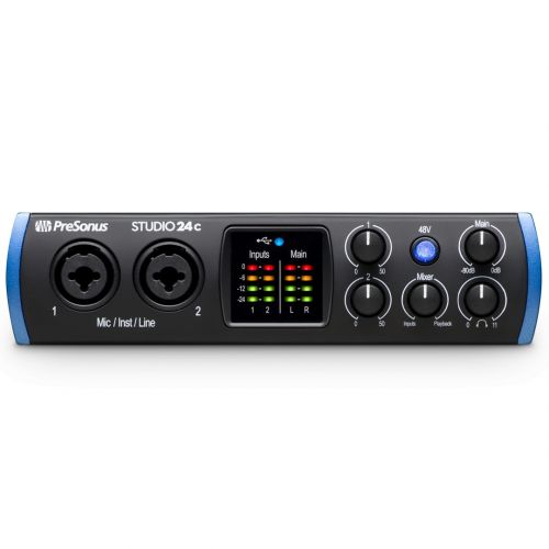 PreSonus Studio 24c - Interfaccia Audio MIDI/USB 2 in/2 out