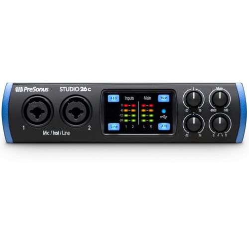 PreSonus Studio 26c - Interfaccia Audio MIDI/USB 2 in/4 out