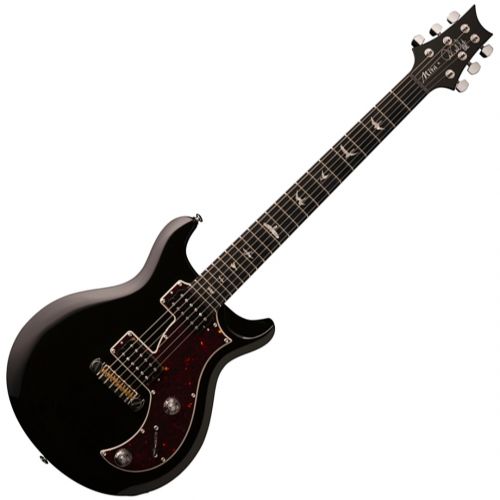 PRS SE Mira Black - Chitarra Elettrica Nera Double Cut