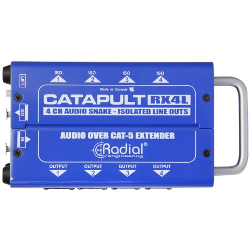 Radial Catapult RX4L - Modulo di Ricezione Snake Audio 4 Ch