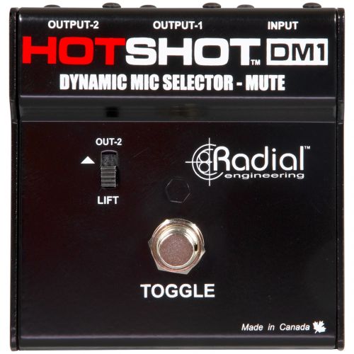 Radial HotShot DM1 - Switch a Pedale per Microfoni Dinamici