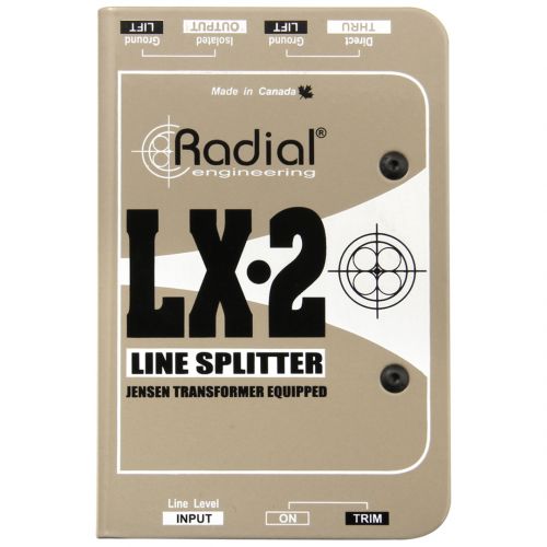 Radial LX2 - Splitter Line-Level ed Attenuatore Passivo