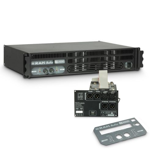 Ram Audio S 2000 DSP - Finale di potenza PA 2 x 1190 W 2 Ohm incl. modulo DSP