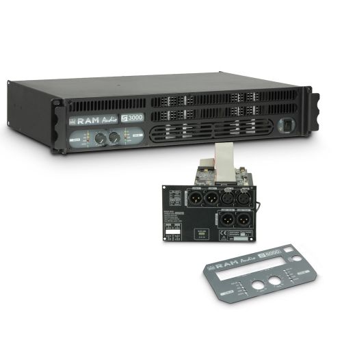 Ram Audio S 3000 DSP - Finale di potenza PA 2 x 1570 W 2 Ohm incl. modulo DSP