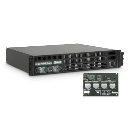 Ram Audio S 4044 GPIO - Finale di potenza PA 4 x 975 W 4 Ohm incl. modulo GPIO