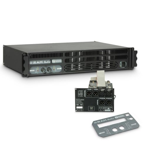Ram Audio S 6000 DSP - Finale di potenza PA 2 x 2950 W 2 Ohm incl. modulo DSP