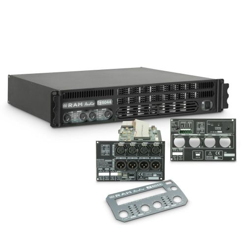 Ram Audio S 6044 DSP GPIO - Finale di potenza PA 4 x 1480 W 4 Ohm incl. modulo DSP e GPIO