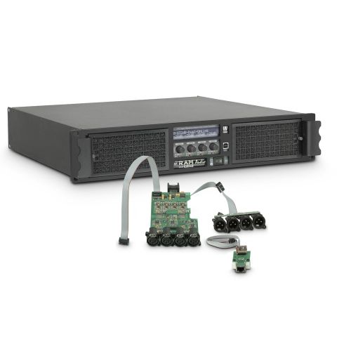 Ram Audio W 12004 DSP E - Finale di potenza PA 4 x 3025 W 2 Ohm incl. modulo DSP + Ethernet