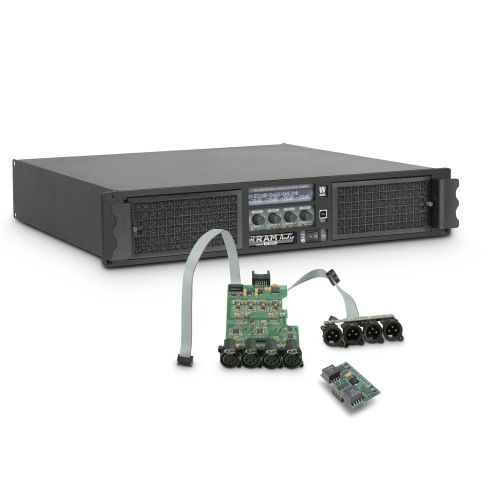 Ram Audio W 9044 DSP AES - Finale di potenza PA 4 x 2200 W 4 Ohm incl. modulo DSP con ingresso digitale AES/EBU