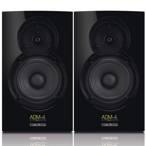 Reloop ADM-4 - Coppia Monitor Audio DJ Professionali 2 x 16W