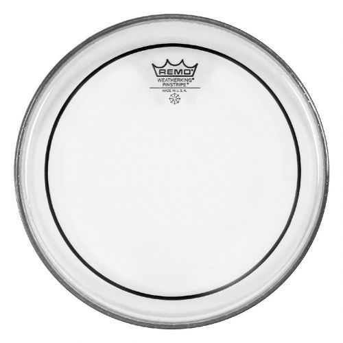 Remo PS-0318-00 Pelle Batteria Pinstripe Clear 18"