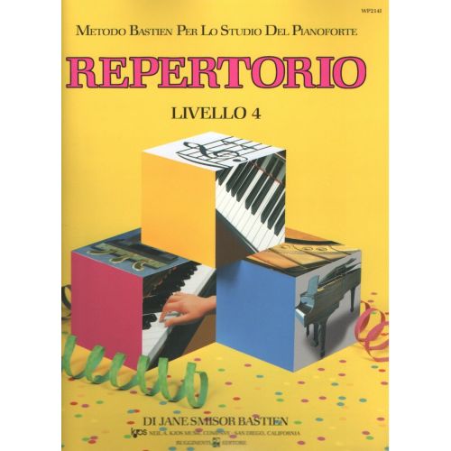 Kjos J. Bastien Repertorio Livello 4 - Metodo per Pianoforte