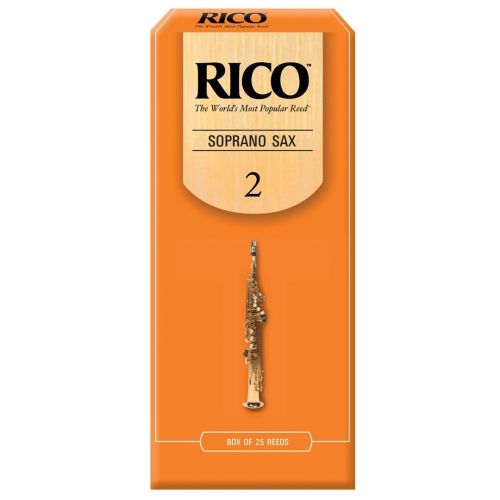 Rico RIA2520 Ance per Sax Soprano 2.0 (Confezione da 25)