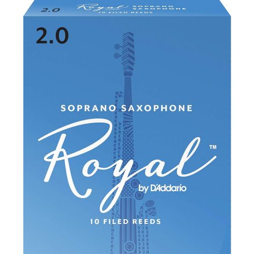Rico RIB1020 - 10 Ance per Sax Soprano in Sib Royal 2.0