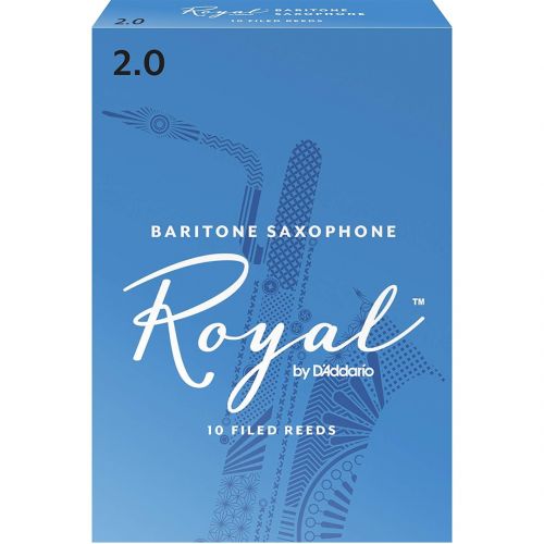 Rico RLB1020 - Ance per Sax Baritono in Mib Royal 2.0 10 pz