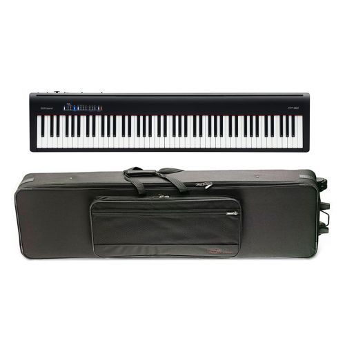 ROLAND FP30BK Pianoforte Digitale Nero con Case Semi-Rigido Compatibile
