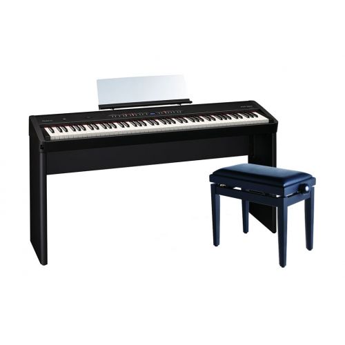 ROLAND FP50BK Pianoforte Digitale Nero / Panchetta Regolabile / Stand