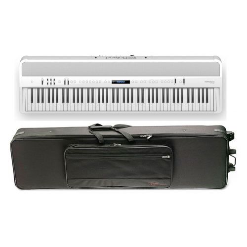 ROLAND FP90WH Pianoforte Digitale Bianco con Case Semi-Rigido Compatibile