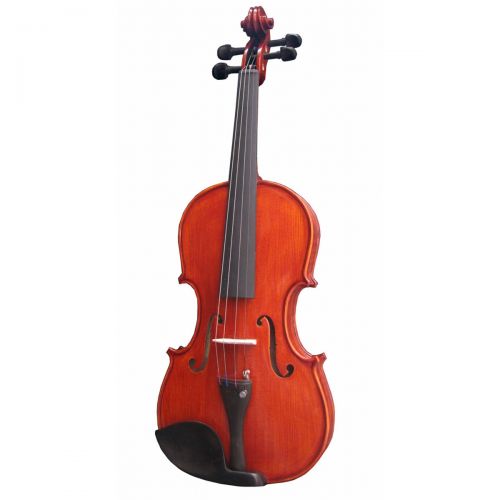 0 SOUNDSATION - Violino 1/2 in acero fiammato con astuccio e archetto