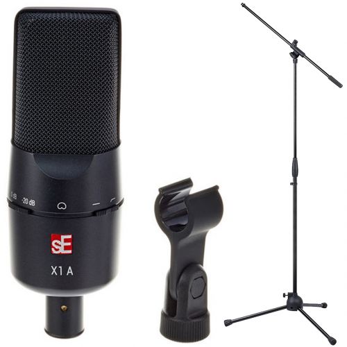 Se Electronics X1A Bundle Microfono a Condensatore con Asta Microfonica