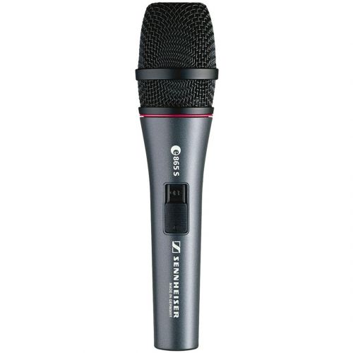 Sennheiser e865 S - Microfono a Condensatore Supercardioide per Voce con Switch On/Off