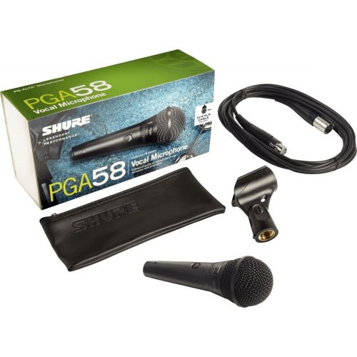 Shure PGA 58 XLR E - Kit Completo Microfono Palmare B-Stock