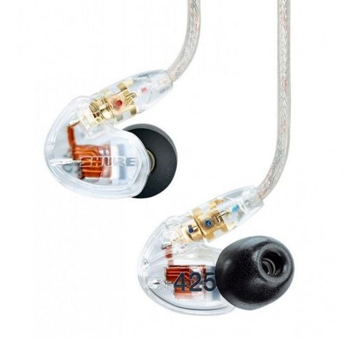 Shure SE425 CL - Auricolari In-Ear Trasparenti Professionali con Isolamento Sonoro