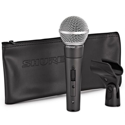 Shure SM58SE - Microfono Dinamico Cardioide per Canto con Interruttore