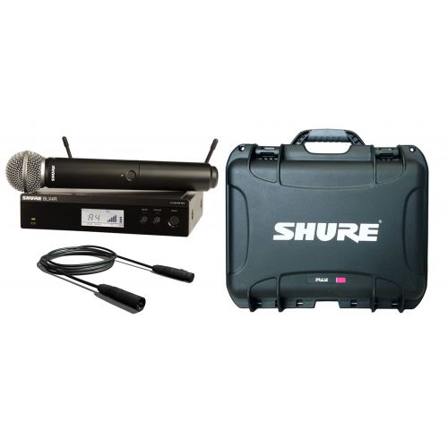 SHURE Pack Radiomicrofono con Capsula SM58 / Case / Cavo Audio XLR/XLR Bundle