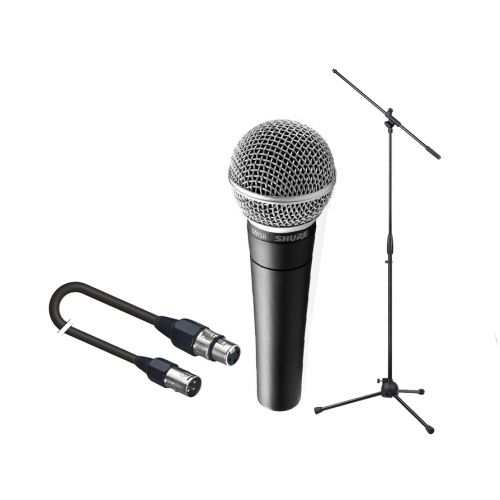 SHURE SM58 Pack per Cantanti: Microfono / Asta / Cavo