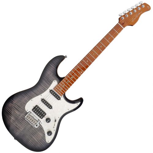 Chitarra Elettrica Tipo Fender Stratocaster Sire Guitars Larry Carlton S7 FM Transparent Black