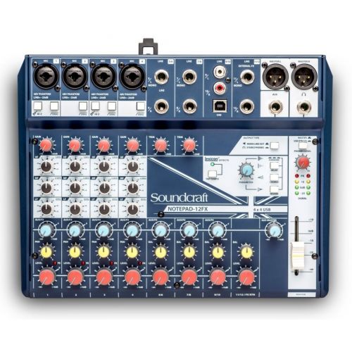 Soundcraft NOTEPAD 12FX - Mixer 12 Ch / Effetti B-Stock