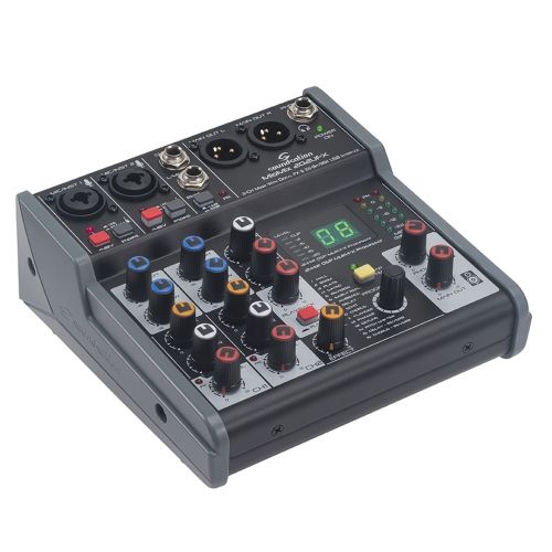 SOUNDSATION MIOMIX 202UFX - Mixer Audio Professionale Con Multieffetto Digitale E Interfaccia Audio I/O USB Fino A 24-bit/96kHz
