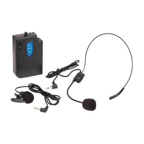 SOUNDSATION GO-SOUND POCKET MIC - Kit Bodypack, Headset, E Mic Lavalier Per Diffusori GO-SOUND AMW