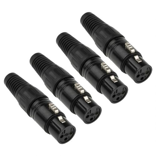 SOUNDSATION Connettore XLR 3P Femmina in Metallo 4pz