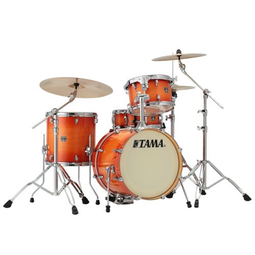 Tama CL48S Tangerine Lacquer Burst - Kit Batteria Acustica Quattro Pezzi