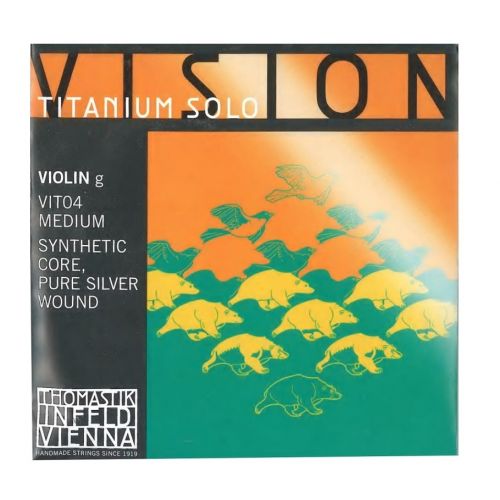 THOMASTIK - Corda Singola Per Violino Serie Vision™ Titanium Solo, (IV o Sol)