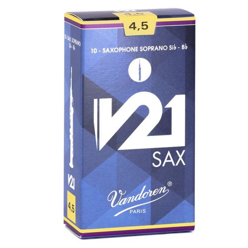 Vandoren V21 SR8045 - 10 Ance Sax Soprano 4.5