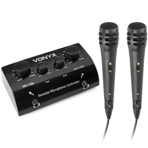 Vonyx av430b karaoke microph. contr.blk