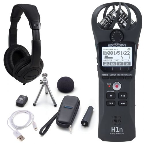 0 Zoom (H1n + APH-1n) Registratore Palmare Stereo Digitale, Kit Accessori e Cuffie