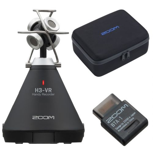Zoom H3 VR con Adattatore Bluetooth e Custodia