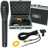 Karma DM 837 Microfono Dinamico Professionale per Voce Canto karaoke con Case
