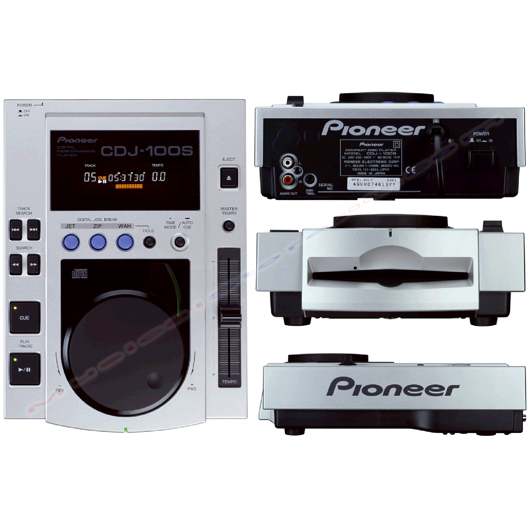 PIONEER CDJ100S - LETTORE CD PER DJ
